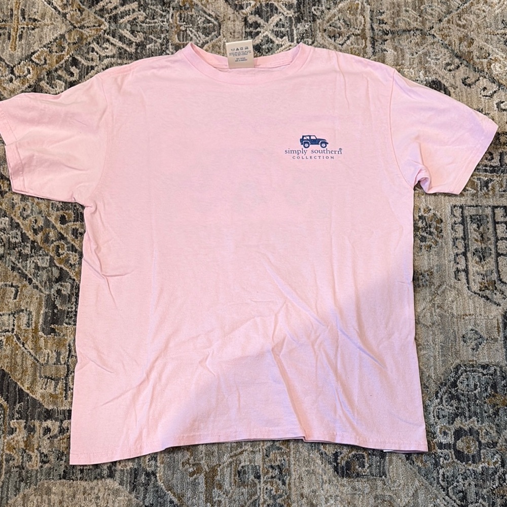 Simply Southern Pink T-Shirt Youth Large